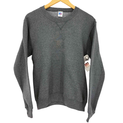 ラッセルアスレチック RUSSELL ATHLETIC USA製 ブランク 前V クルーネックスウェット 後染め メンズ import:S